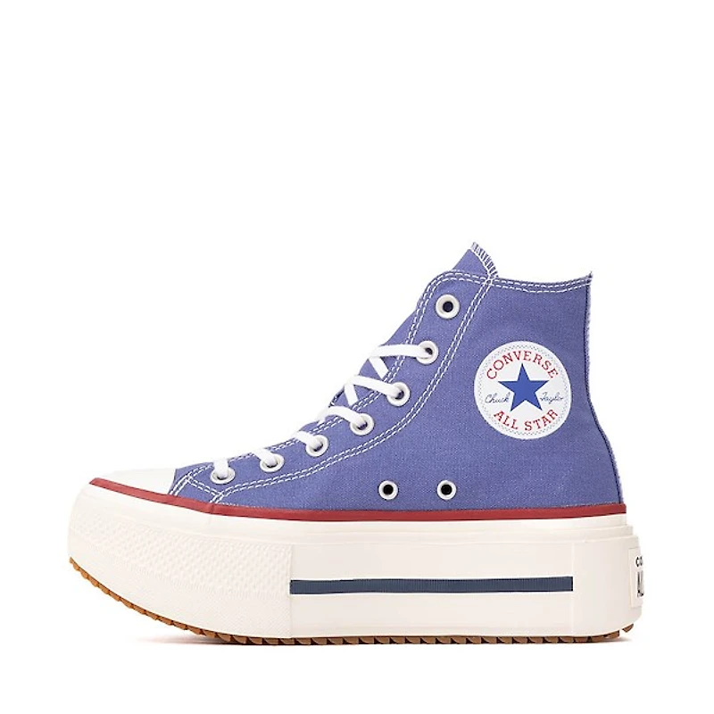 Converse Chuck Taylor All Star Lift Double Stack High-Top Sneaker - Indigo Storm / Egret