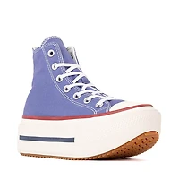 Converse Chuck Taylor All Star Lift Double Stack High-Top Sneaker - Indigo Storm / Egret