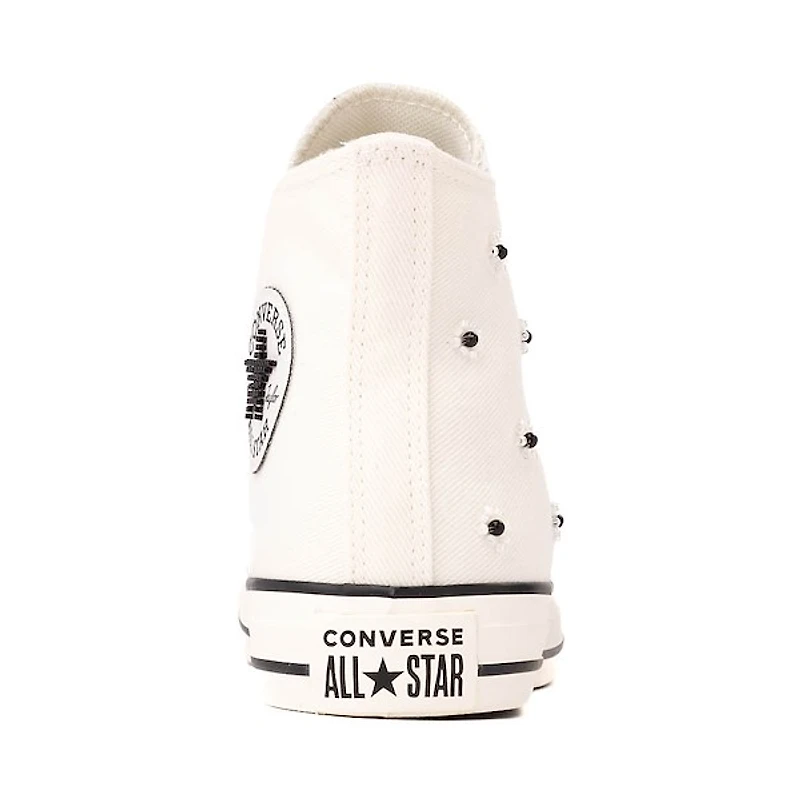 Converse Chuck Taylor All Star High-Top Beaded Sneaker - Egret / Black