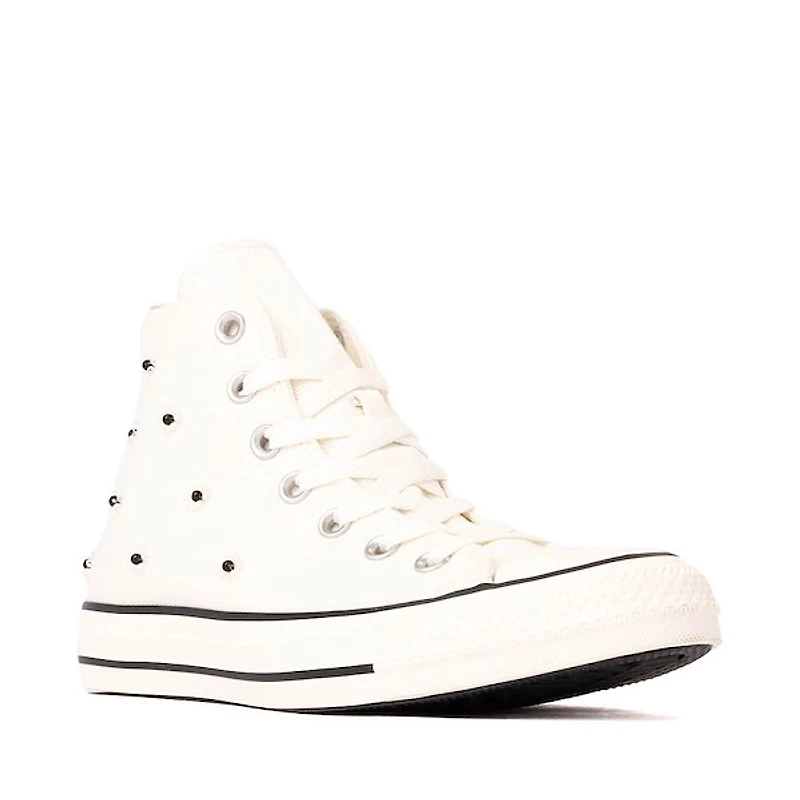 Converse Chuck Taylor All Star High-Top Beaded Sneaker - Egret / Black