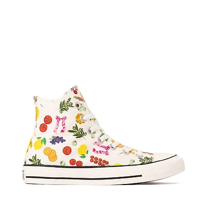 Converse Chuck Taylor All Star High-Top Market Essentials Sneaker - Egret / Pink Red