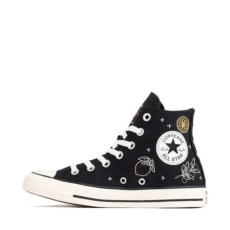 Converse Chuck Taylor All Star High-Top Market Essentials Sneaker - Black / Red Gold Palm