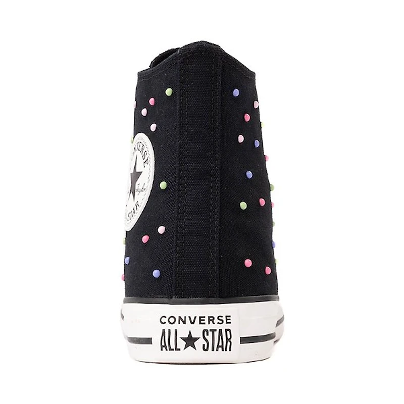 Converse Chuck Taylor All Star High-Top Mini Studs Sneaker - Black / Pink Very Peri