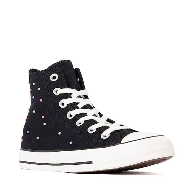 Converse Chuck Taylor All Star High-Top Mini Studs Sneaker - Black / Pink Very Peri