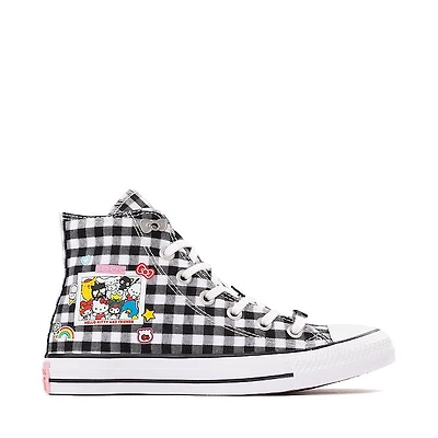 Converse x Hello Kitty® & Friends Chuck Taylor All Star High-Top Sneaker - Black / White Gingham