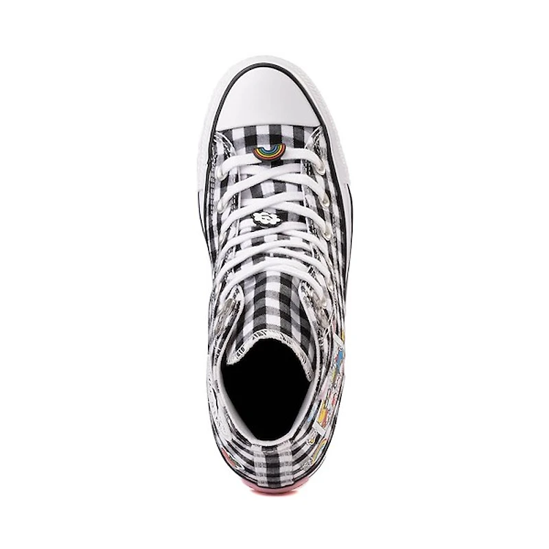 Basket montante Converse x Hello Kitty & Friends Chuck Taylor All Star - Noir / Vichy Blanc