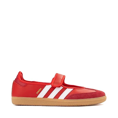Womens adidas Samba Jane Athletic Shoe - Better Scarlet / Team Victory Red Gum
