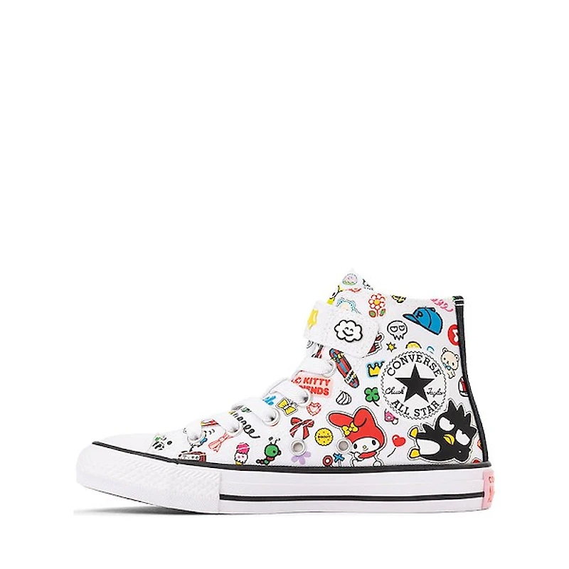 Converse x Hello Kitty® & Friends Chuck Taylor All Star Easy-On High-Top Sneaker - Little Kid White