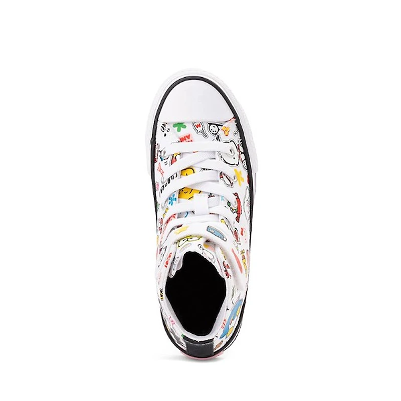 Basket montante Converse x Hello Kitty & Friends Chuck Taylor All Star Easy-On - Enfant Blanc