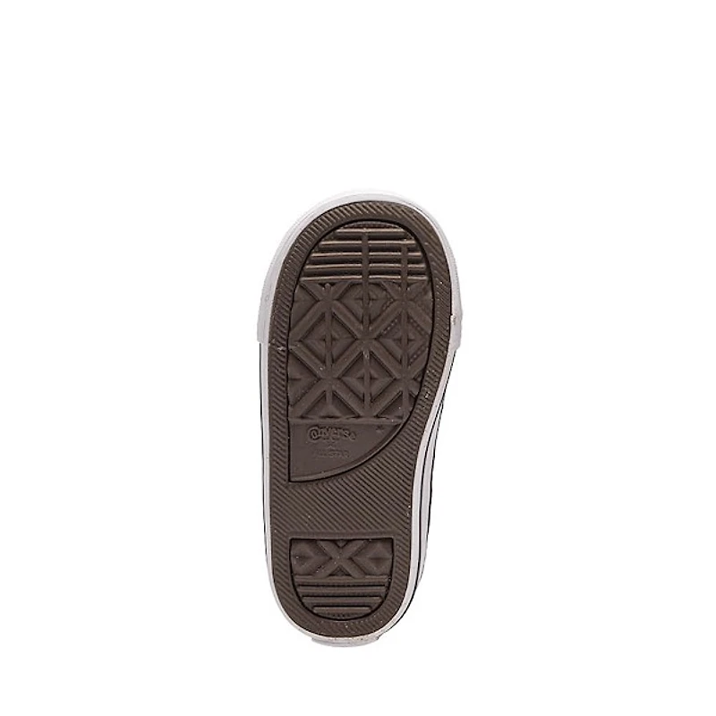 Converse Chuck Taylor All Star Dinos Easy-On Low-Top Sneaker - Baby / Toddler Black White Neon Mantis Green