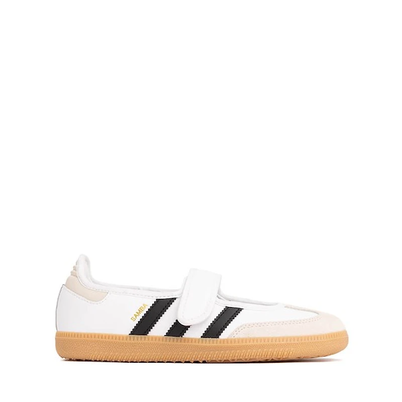 adidas Samba Jane Athletic Shoe - Big Kid Cloud White / Alumina Gum