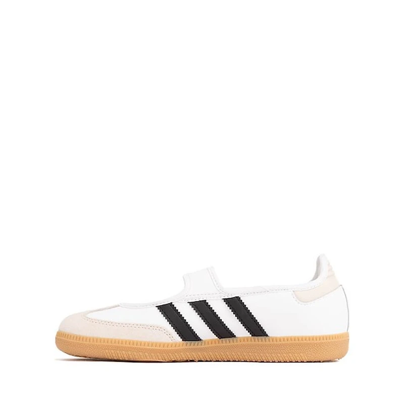 adidas Samba Jane Athletic Shoe - Big Kid Cloud White / Alumina Gum