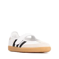 adidas Samba Jane Athletic Shoe - Big Kid Cloud White / Alumina Gum