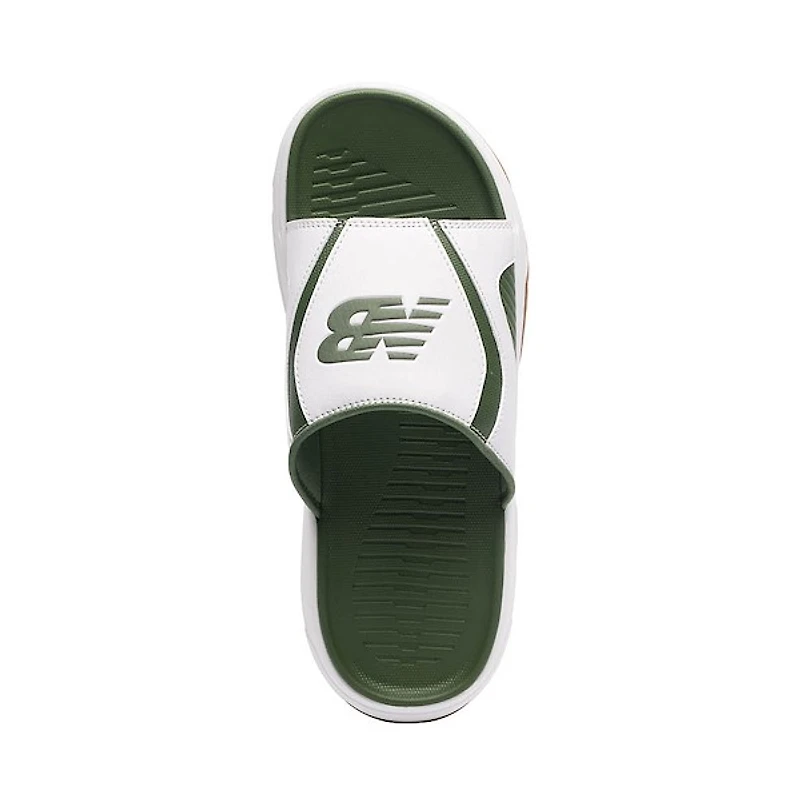 Mens New Balance 200 Premium Slide Sandal - White / Green