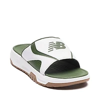 Mens New Balance 200 Premium Slide Sandal - White / Green