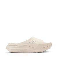 Womens New Balance 6650 Slide Sandal - Linen / White