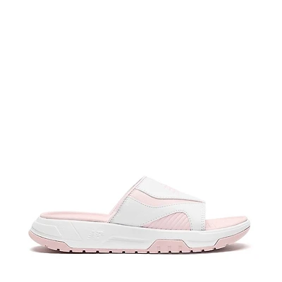 Womens New Balance 200 Premium Slide Sandal - White / Rose Sugar