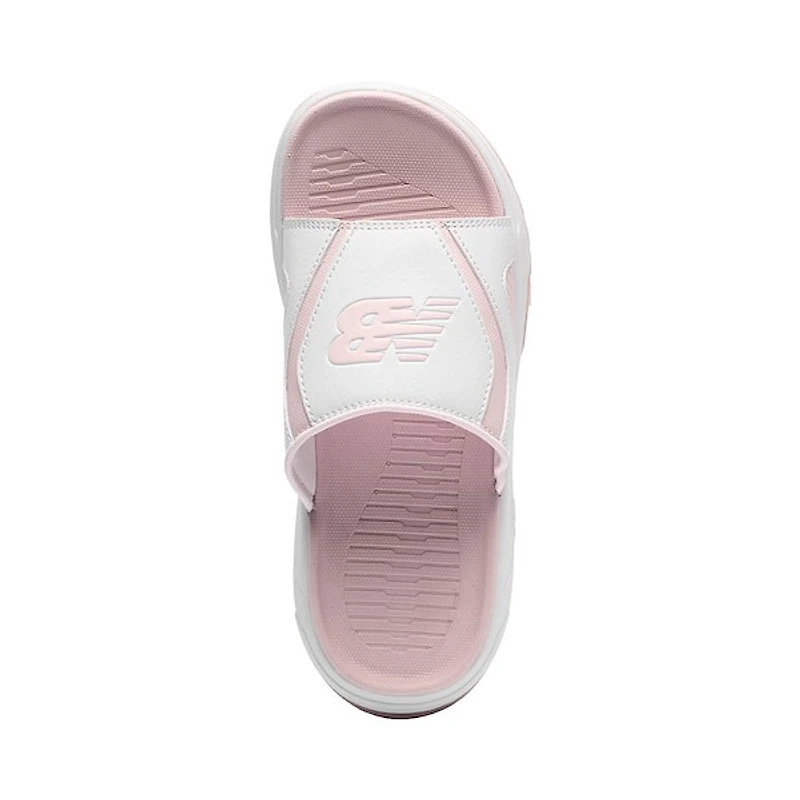 Womens New Balance 200 Premium Slide Sandal - White / Rose Sugar
