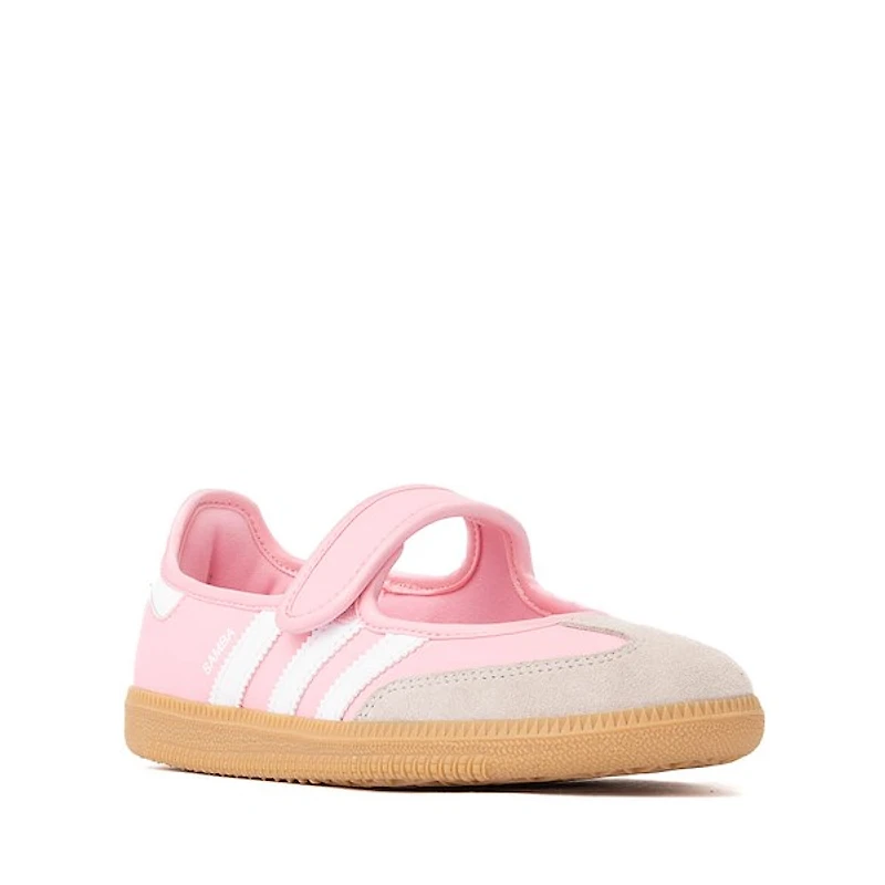 adidas Samba Jane Sneaker - Big Kid Light Pink / Cloud White Gum