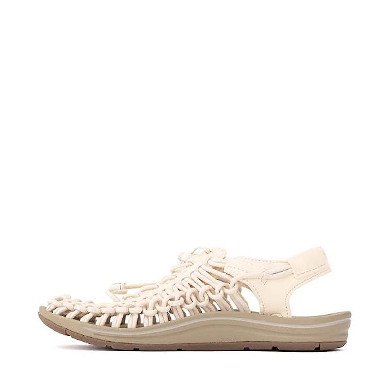 Womens KEEN® UNEEK Sneaker - White Cap / Cornstalk