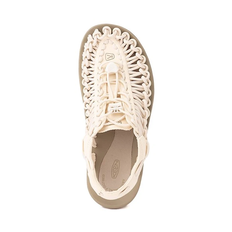 Womens KEEN® UNEEK Sneaker - White Cap / Cornstalk