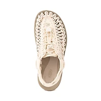 Womens KEEN® UNEEK Sneaker - White Cap / Cornstalk