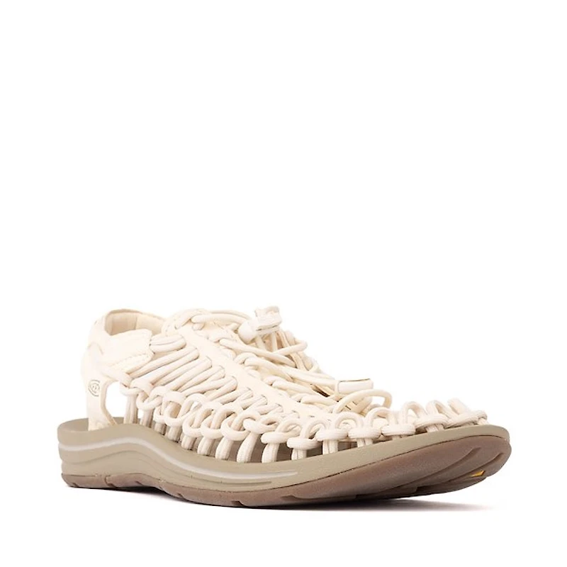 Womens KEEN® UNEEK Sneaker - White Cap / Cornstalk