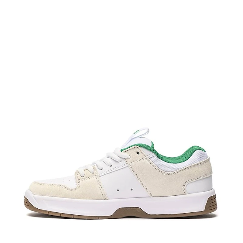 Mens DC Lynx Zero Skate Shoe - White / Grey Green