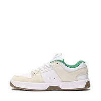 Mens DC Lynx Zero Skate Shoe - White / Grey Green