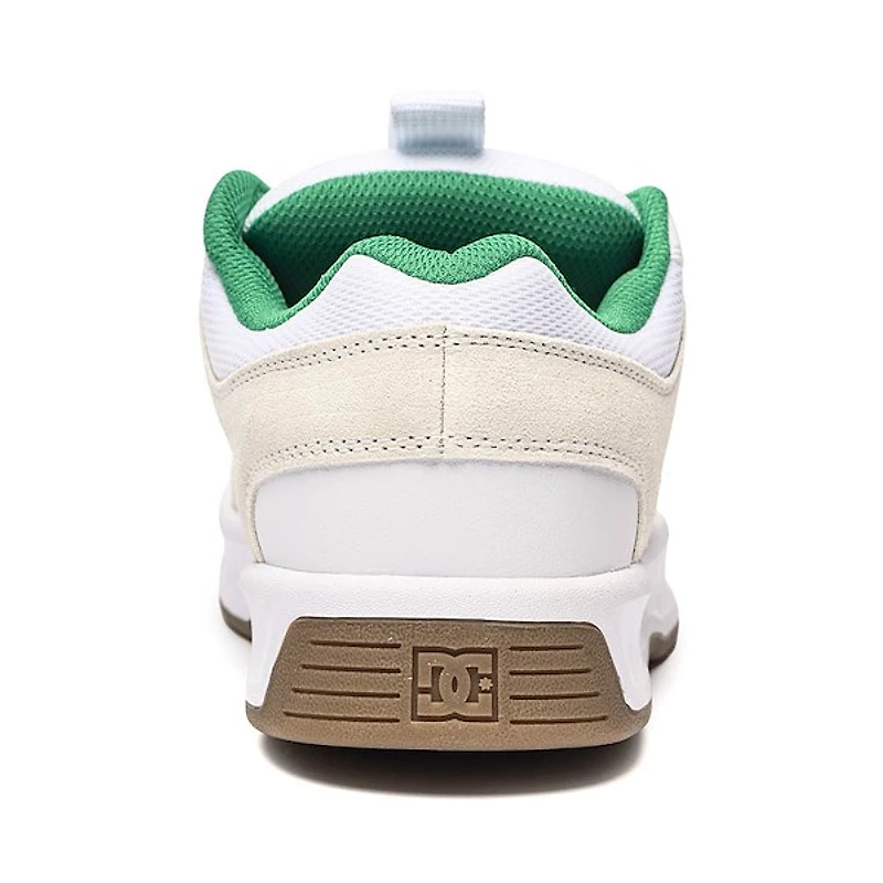 Mens DC Lynx Zero Skate Shoe - White / Grey Green