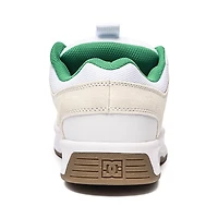 Mens DC Lynx Zero Skate Shoe - White / Grey Green
