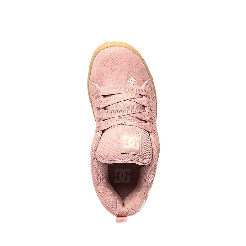 DC Court Graffik Skate Shoe - Little Kid / Big Pink Off White Gum