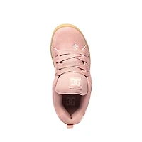 DC Court Graffik Skate Shoe - Little Kid / Big Pink Off White Gum