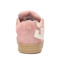 DC Court Graffik Skate Shoe - Little Kid / Big Pink Off White Gum