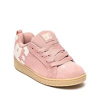 DC Court Graffik Skate Shoe - Little Kid / Big Pink Off White Gum
