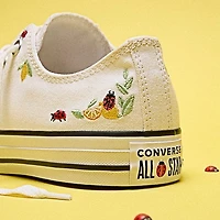 Basket basse Converse Chuck Taylor All Star Citrons et Coccinelles  Blanc