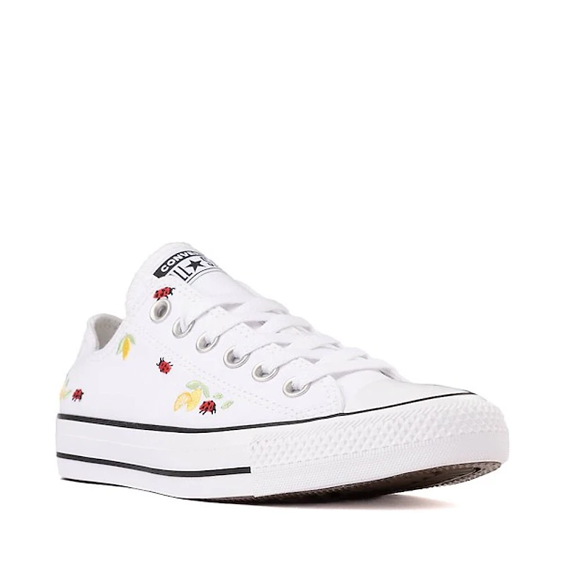Basket basse Converse Chuck Taylor All Star Citrons et Coccinelles  Blanc