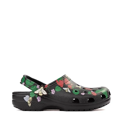 Crocs Classic Berries & Bees Clog - Black
