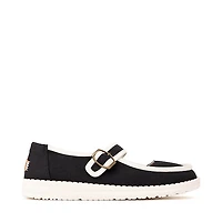 Womens HEYDUDE Wendy Jane Casual Shoe - Black