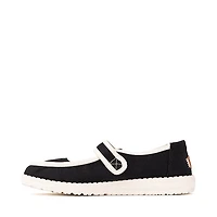 Womens HEYDUDE Wendy Jane Casual Shoe - Black