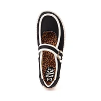 Womens HEYDUDE Wendy Jane Casual Shoe - Black