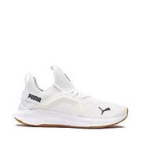 Mens PUMA Softride Enzo 5 Athletic Shoe - White / Black