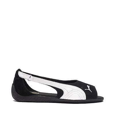 Womens PUMA Speedcat Sandal - Black / White
