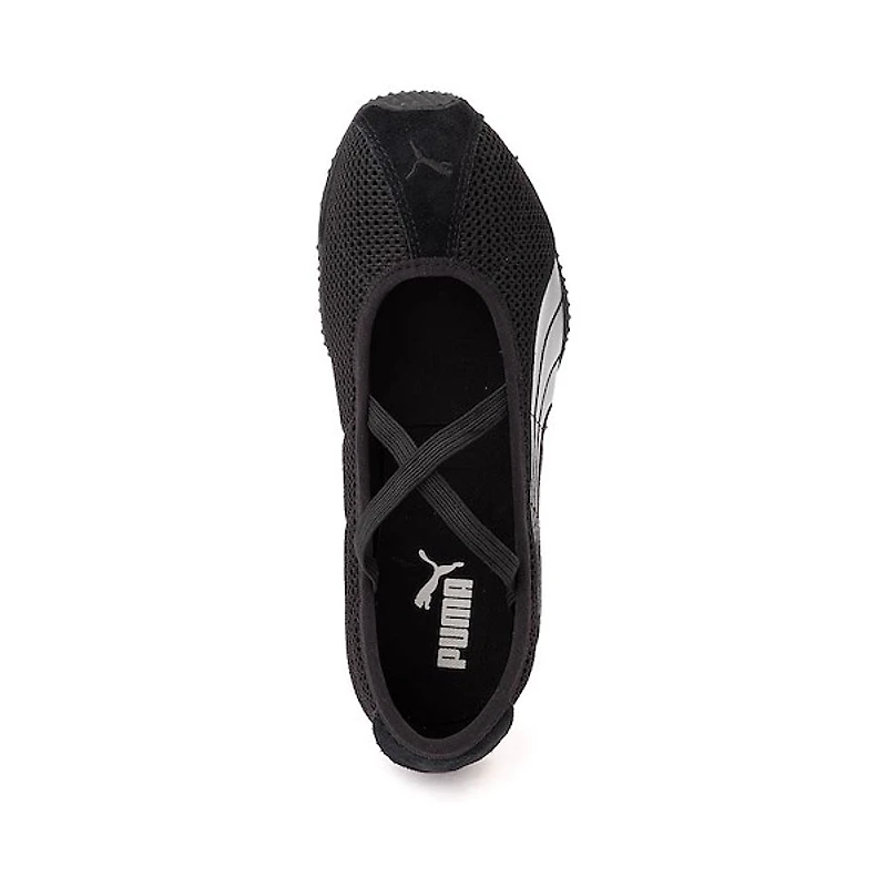 Womens PUMA H-Street Ballet Sneaker - Black / Silver