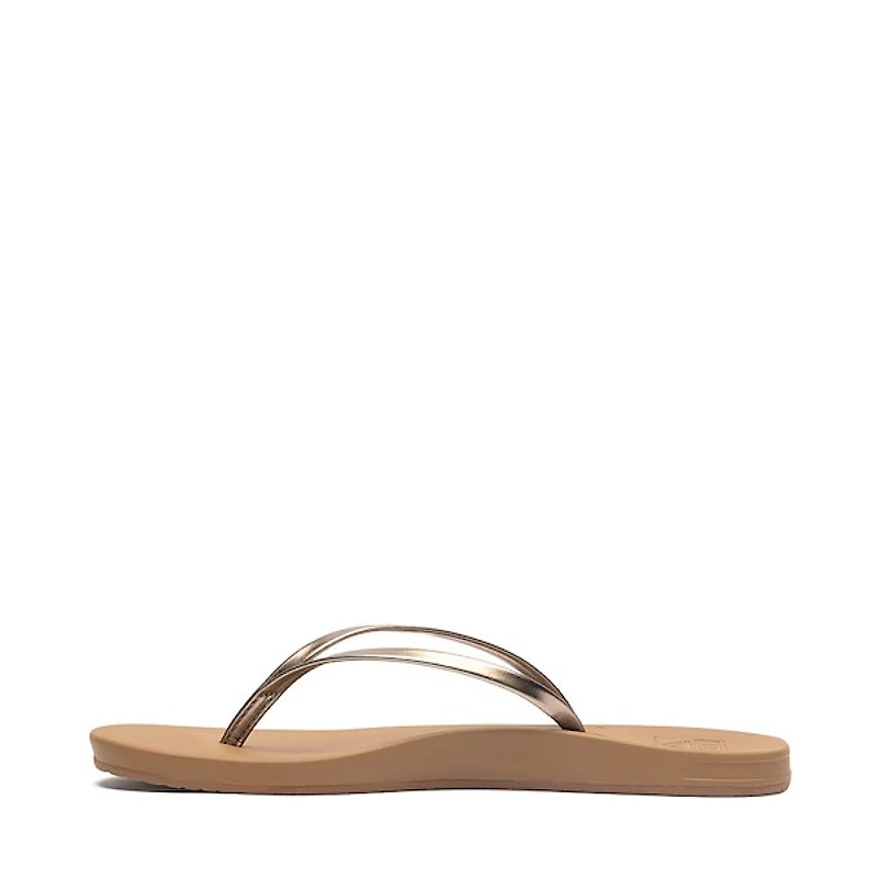 Womens Reef Cushion Slim Flip-Flop - Bronze / Brown