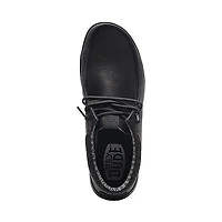 Mens HEYDUDE Paul Slip-On Casual Shoe - Black Monochrome