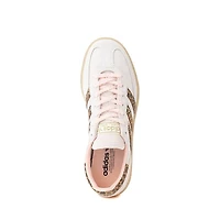 adidas Handball Spezial Athletic Shoe - Big Kid Crystal White / Cardboard Blush Pink