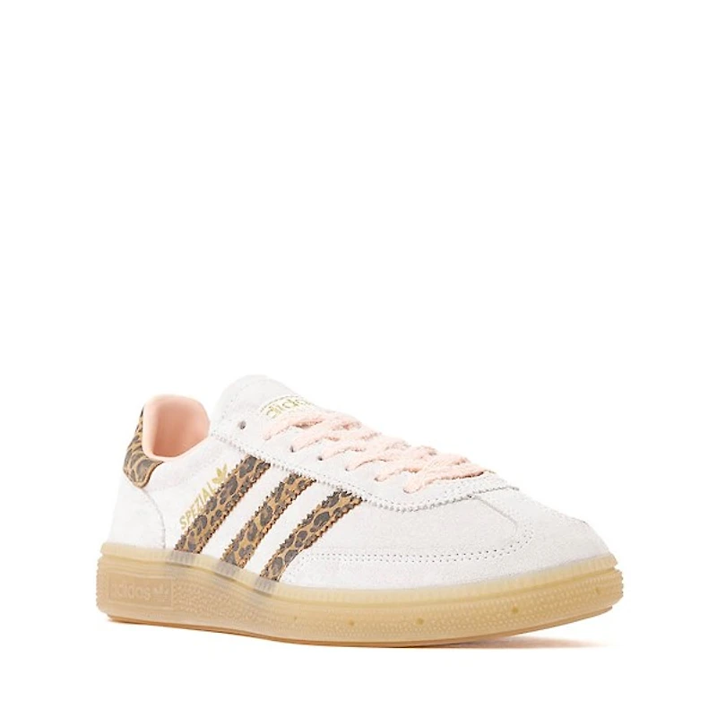 adidas Handball Spezial Athletic Shoe - Big Kid Crystal White / Cardboard Blush Pink