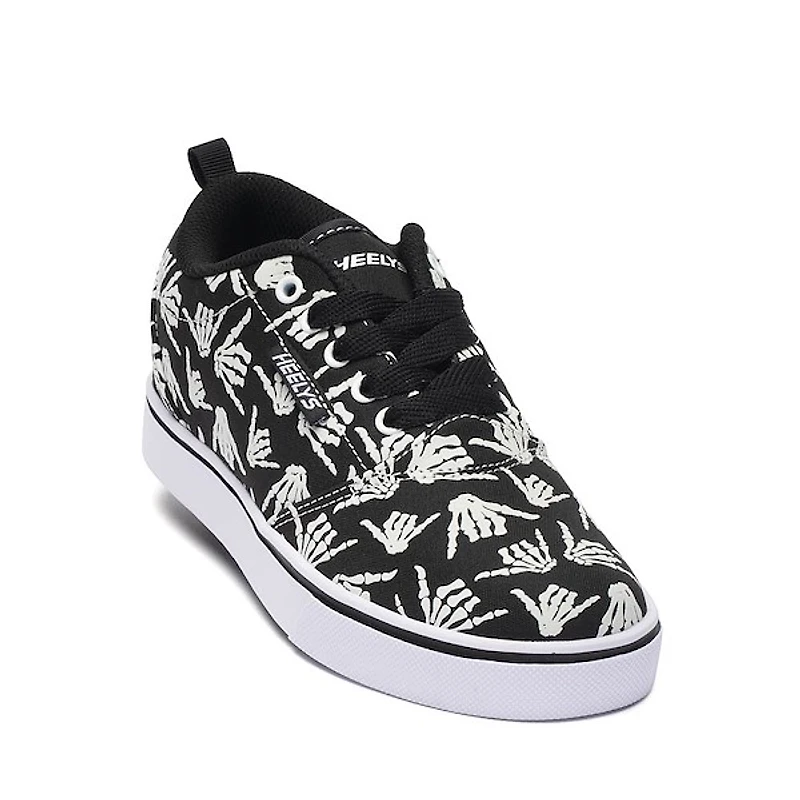Heelys Pro 20 Prints Glow Skate Shoe - Little Kid / Big Black White