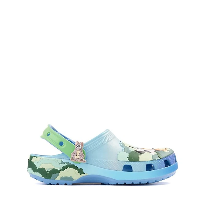 Bluey Crocs Classic Clog - Little Kid / Big Blue